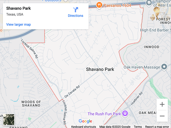 Dentist near Shavano Park map image