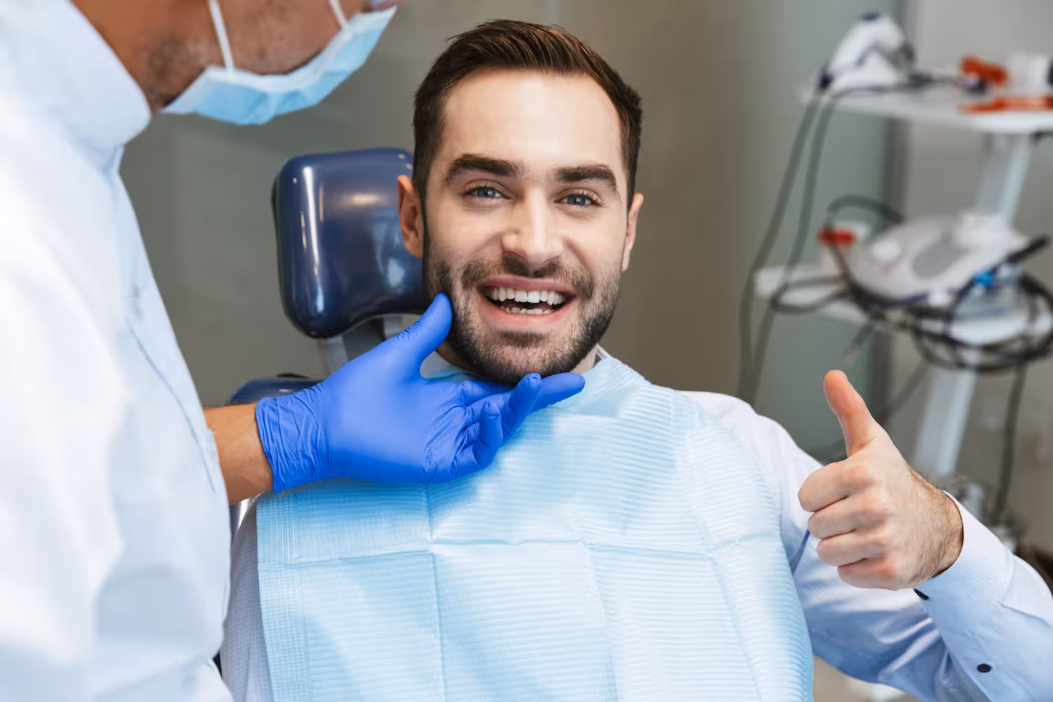 preventive dentistry treatment by dentist in San Antonio helping patient maintain healthy smile