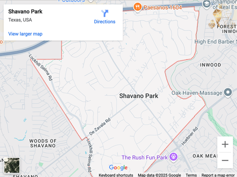 Dentist near Shavano Park map image